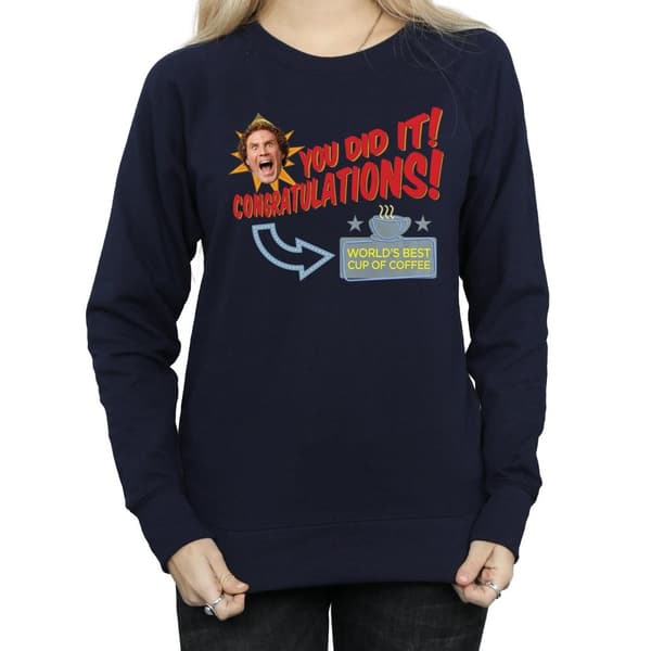 Elf Womens/Ladies World´s Best Coffee Sweatshirt