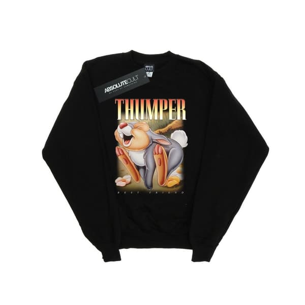 Disney Mens Bambi Thumper Montage Sweatshirt