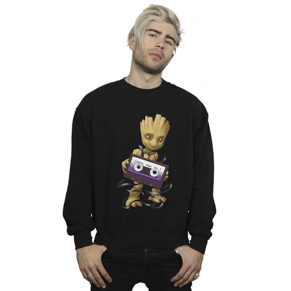 Marvel Guardians Of The Galaxy Groot Cosmic Tape Sweatshirt för herrar