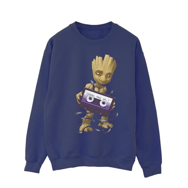 Marvel Guardians Of The Galaxy Groot Cosmic Tape Sweatshirt för herrar