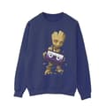 Miniatyrbild 1 av 3: Marvel Guardians Of The Galaxy Groot Cosmic Tape Sweatshirt för herrar