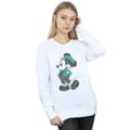 Miniatyrbild 2 av 3: Disney Dam/Tjej Musse Pigg St Patrick Kostym Sweatshirt