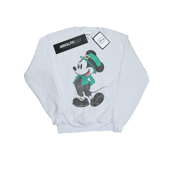 Disney Dam/Tjej Musse Pigg St Patrick Kostym Sweatshirt
