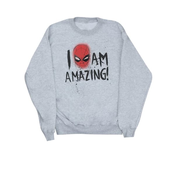 Marvel Womens/Ladies Spider-Man I Am Amazing Sweatshirt
