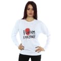 Miniatyrbild 3 av 3: Marvel Dam/Tjej Spider-Man I Am Amazing Sweatshirt