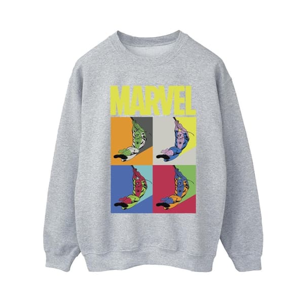Marvel Womens/Ladies Spider-Man Pop Art Sweatshirt