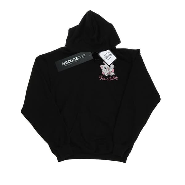 Disney Mens Aristocats Marie I´m A Lady Breast Print Hoodie