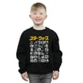 Miniatyrbild 2 av 3: Star Wars Sweatshirt med japanska miniatyrteckningar för pojkar
