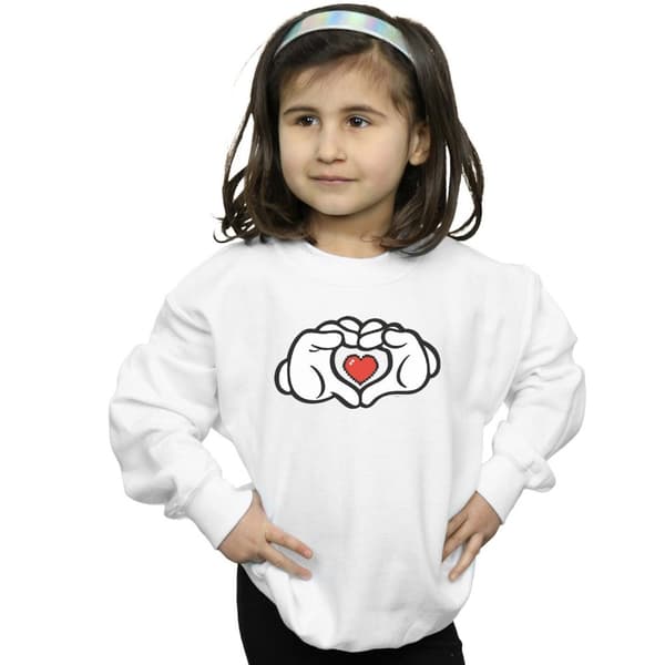 Disney Musse Pigg Hjärta Händer Sweatshirt för flickor