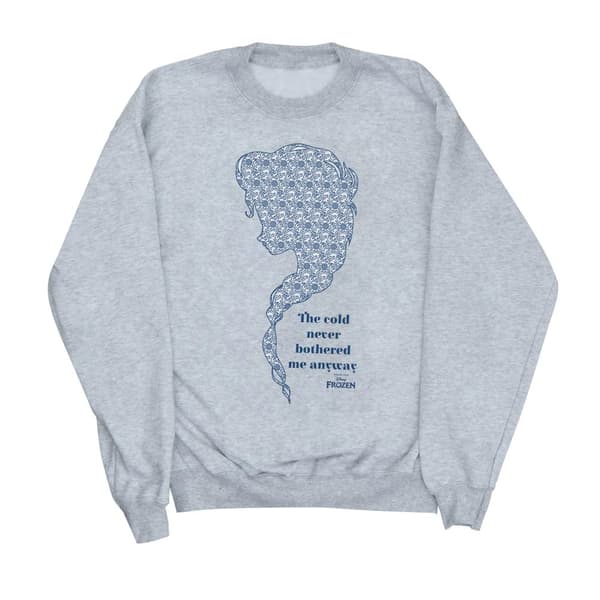 Disney Womens/Ladies Frozen Cold Sweatshirt