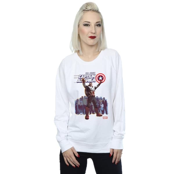 Marvel Womens/Ladies Captain America Sam Wilson Cover Sweatshirt