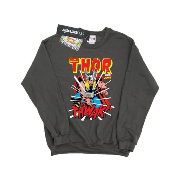 Marvel Mens Thor Thwak Sweatshirt