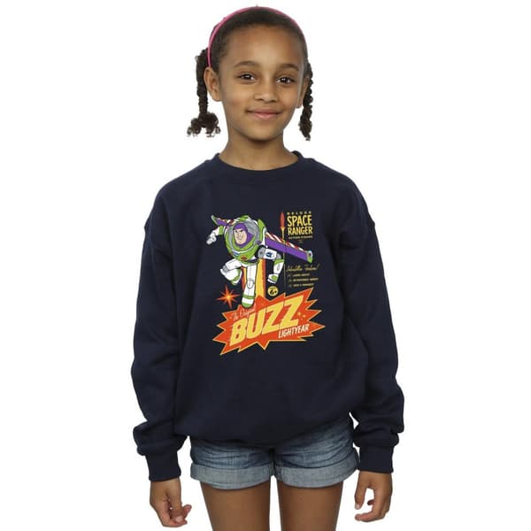 Disney Girls Toy Story Buzz Lightyear Space Sweatshirt