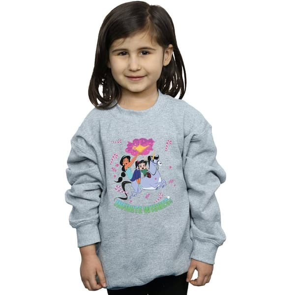 Disney Girls Wreck It Ralph Jasmine And Vanellope Sweatshirt
