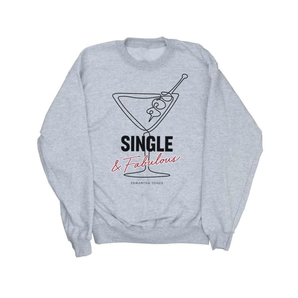 Sex And The City Dam/Tjej Single And Fabulous Sweatshirt