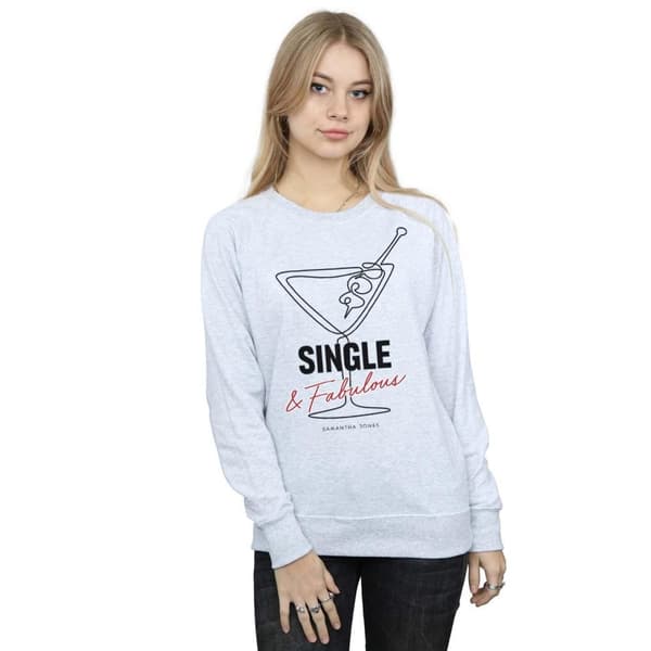 Sex And The City Dam/Tjej Single And Fabulous Sweatshirt