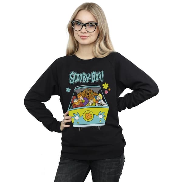 Scooby Doo Womens/Ladies Mystery Machine Group Sweatshirt
