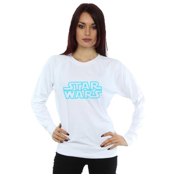 Star Wars Womens/Ladies Neon Sign Logo Sweatshirt