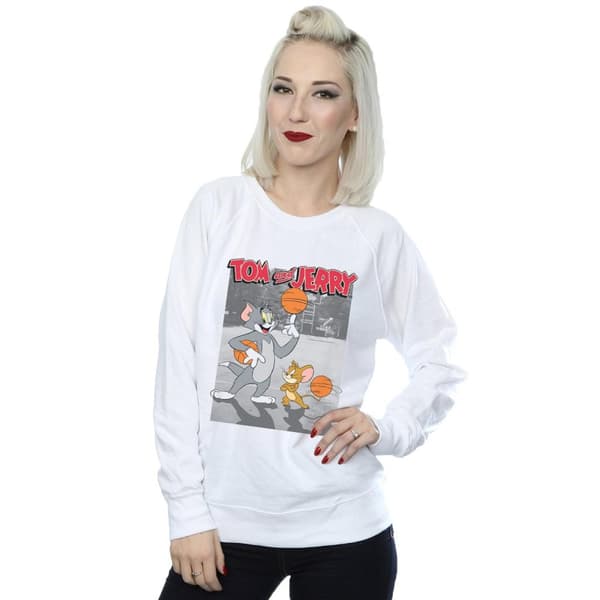 Tom And Jerry Sweatshirt med basketkompisar för damer/damer