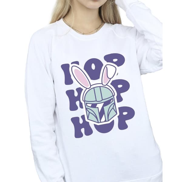 Star Wars The Mandalorian Hop Into Easter - Sweatshirt för damer/kvinnor