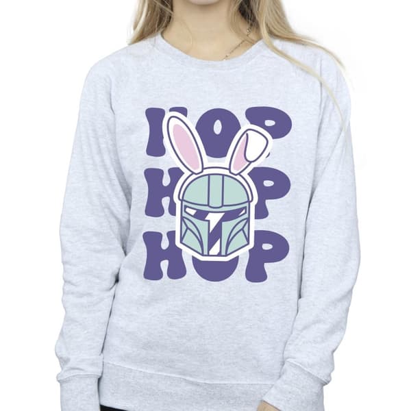 Star Wars Womens/Ladies The Mandalorian Hop Into Easter Sweatshirt