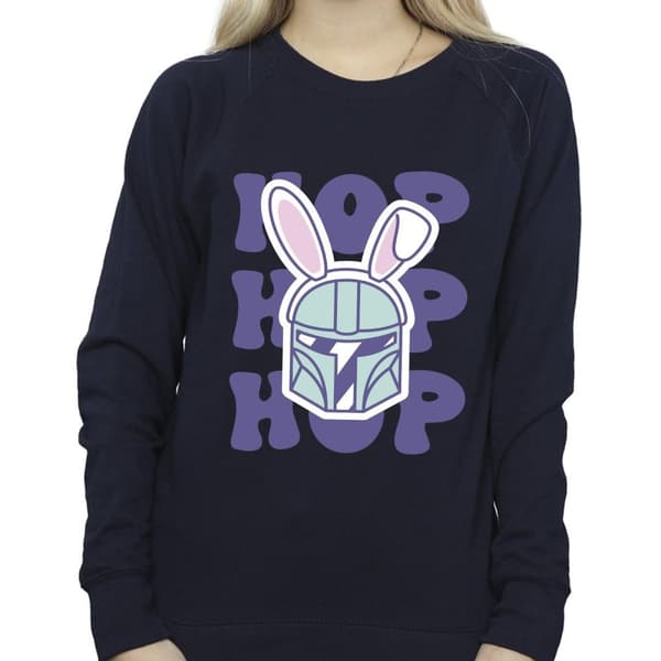 Star Wars The Mandalorian Hop Into Easter - Sweatshirt för damer/kvinnor