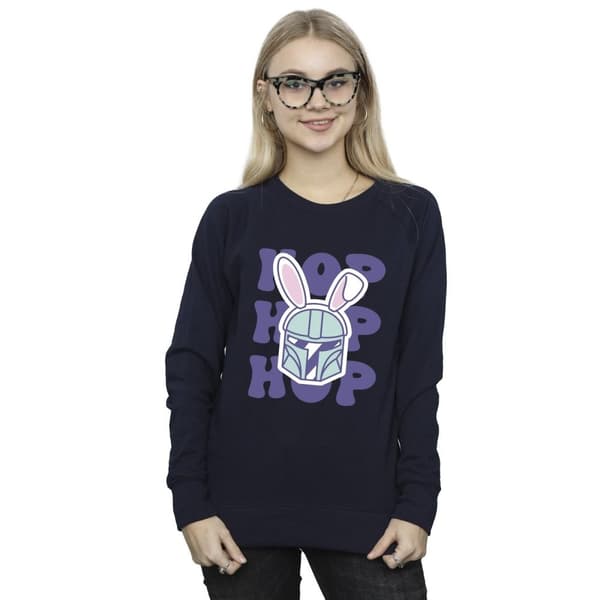 Star Wars The Mandalorian Hop Into Easter - Sweatshirt för damer/kvinnor