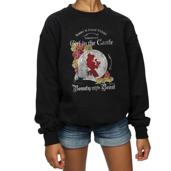 Disney Girls Skönheten och odjuret Girl in the Castle Sweatshirt