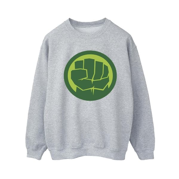 Marvel Womens/Ladies Hulk Chest Logo Sweatshirt