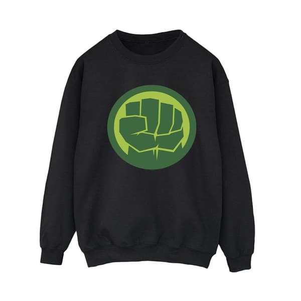 Marvel Womens/Ladies Hulk Chest Logo Sweatshirt