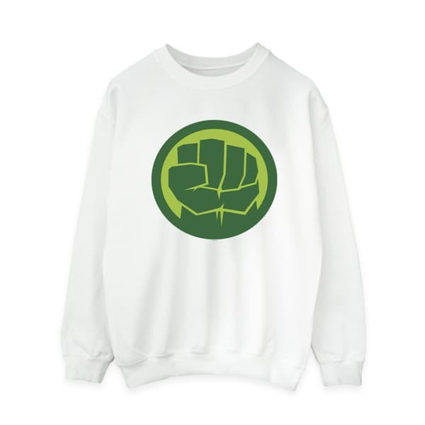 Marvel Womens/Ladies Hulk Chest Logo Sweatshirt