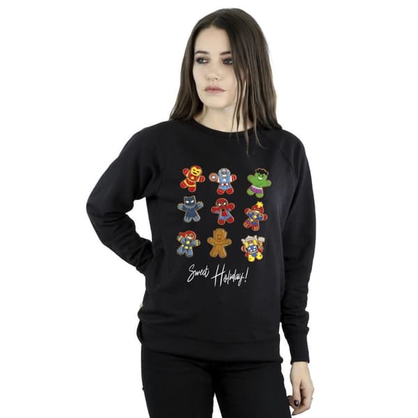 Marvel Womens/Ladies Gingerbread Avengers Sweatshirt