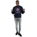 Miniatyrbilde 4 av 5: Marvel Mens Captain America Shield Fair Isle Sweatshirt