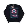 Miniatyrbilde 1 av 5: Marvel Mens Captain America Shield Fair Isle Sweatshirt