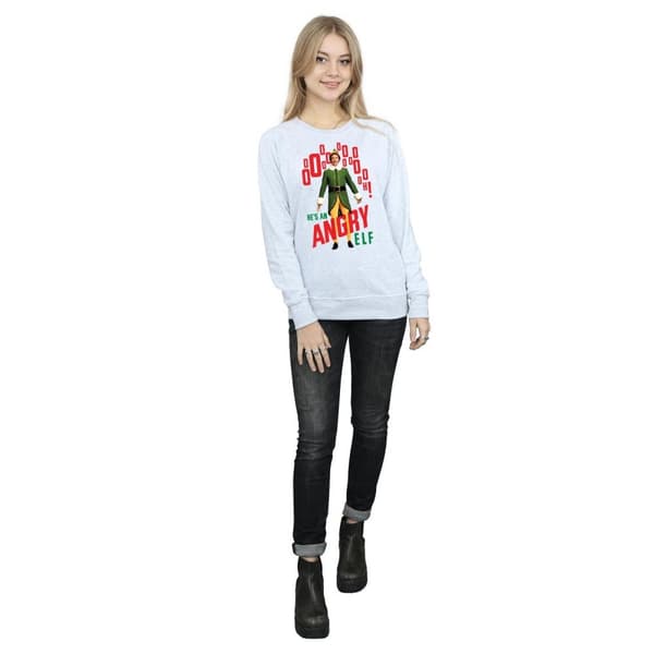Elf Womens/Ladies Angry Elf Sweatshirt