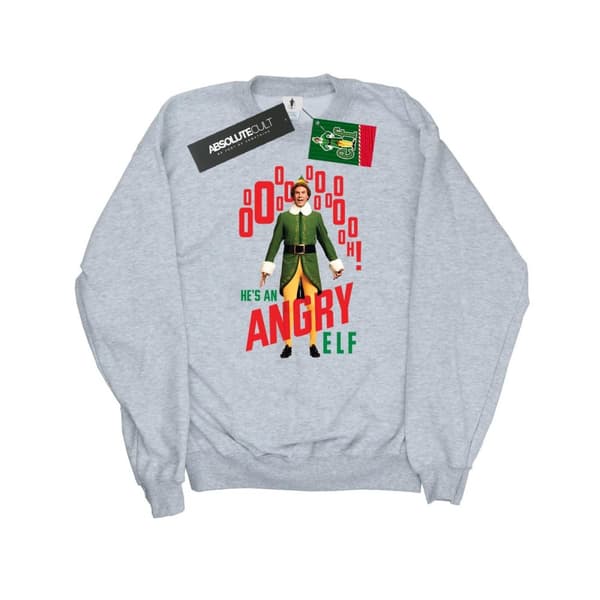 Elf Angry Elf-tröja för damer/kvinnor Sports Grey M