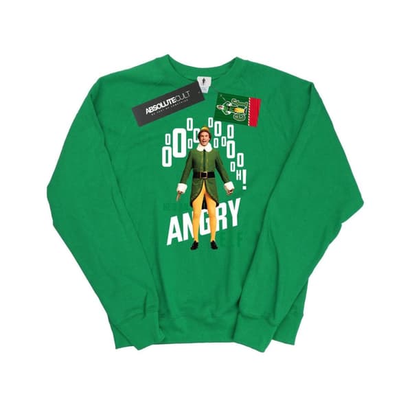 Elf Womens/Ladies Angry Elf Sweatshirt