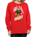 Miniatyrbilde 3 av 5: Elf Womens/Ladies Angry Elf Sweatshirt