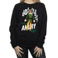 Miniatyrbilde 4 av 5: Elf Womens/Ladies Angry Elf Sweatshirt