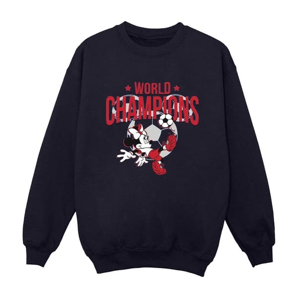Disney Dam/kvinnor Minnie Mouse World Champions Sweatshirt