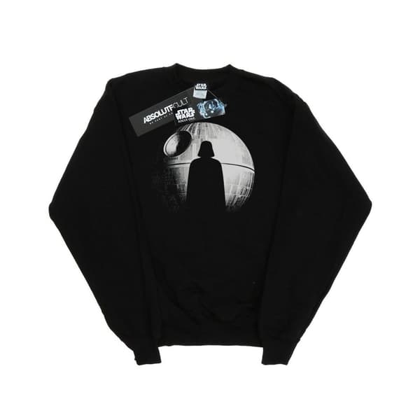 Star Wars Girls Rogue One Dödsstjärnan Jyn Silhouette Sweatshirt Black 5-6 Years