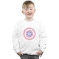 Miniatyrbild 2 av 3: Marvel Sweatshirt med blommor och sköld från Captain America för pojkar