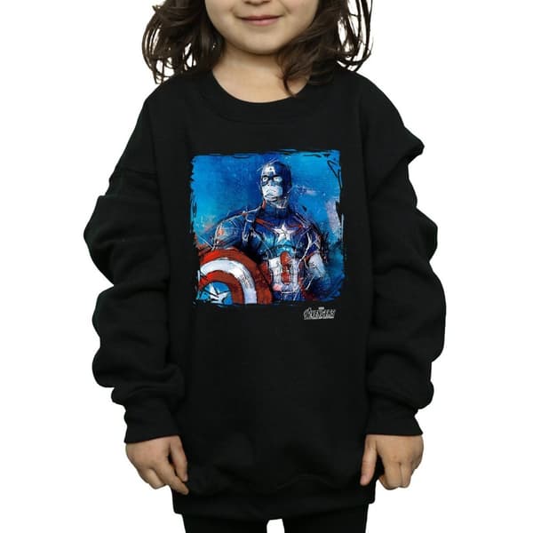 Marvel Captain America Art-tröja för flickor