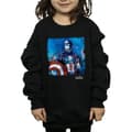 Miniatyrbild 3 av 5: Marvel Captain America Art-tröja för flickor
