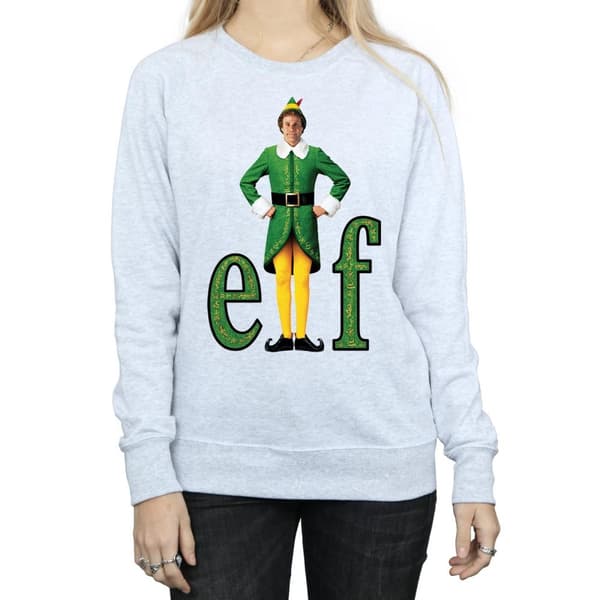 Elf Womens/Ladies Buddy Logo Sweatshirt