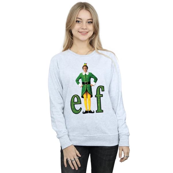 Elf Womens/Ladies Buddy Logo Sweatshirt