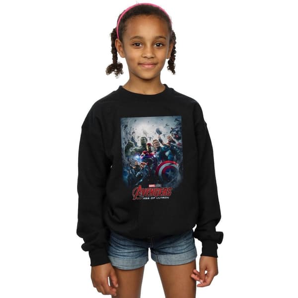 Marvel Studios Girls Avengers Age Of Ultron Poster Sweatshirt