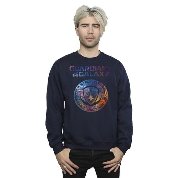 Marvel Guardians Of The Galaxy Stars Fill Logo Sweatshirt för herrar