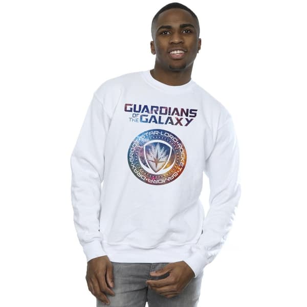 Marvel Mens Guardians Of The Galaxy Stars Fill Logo Sweatshirt