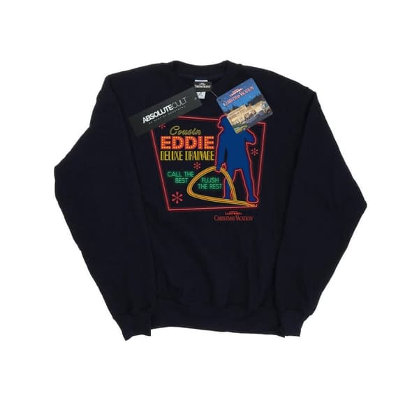 National Lampoon´s Christmas Vacation Boys Cousin Eddie Sweatshirt Navy Blue 9-11 Years
